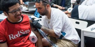 Being a Tattoo Artist Is a Pain in the Neck — Literally