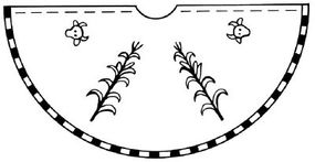 Your kids can decorate the tepee cover with their own designs.