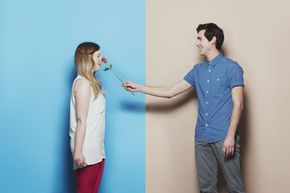 How did certain scents become associated with each gender?