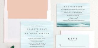 21 Beach Wedding Invitations for Your Waterfront Nuptials
